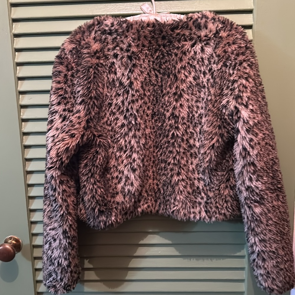 Leopard Fake Fur Jacket - Picture 2 of 4